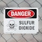 Signmission Sulfur Dioxide Danger Sign, Plastic, 10in W x 7in L, 2PK OS-2PACK-DS-P-710-L-2421 - alternate 7